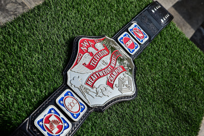 NWA TV Championship Title — Black Leather