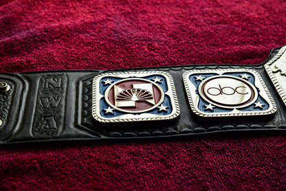 NWA TV Championship Title — Black Leather