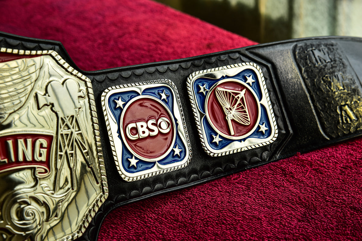 NWA TV Championship Title — Black Leather