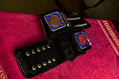 NWA TV Championship Title — Black Leather