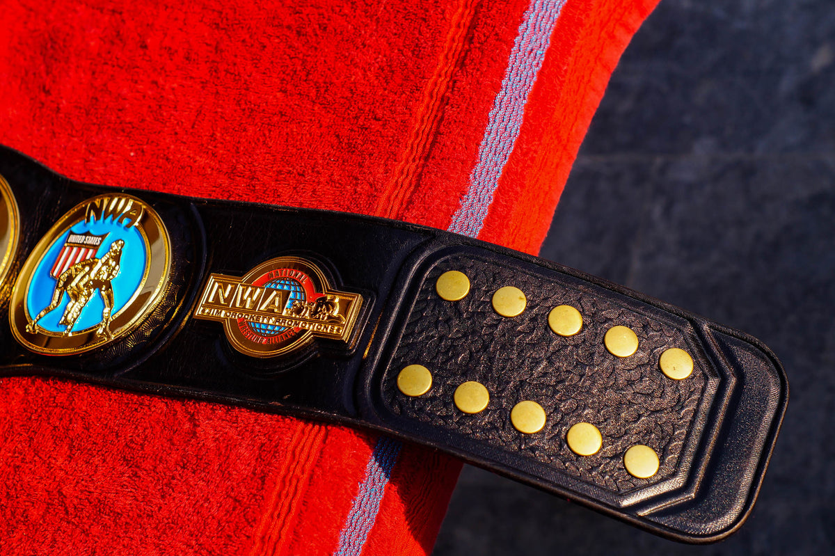 NWA United States Title Gold with Leather Option 2