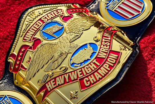 NWA United States Title Gold with Leather Option 2