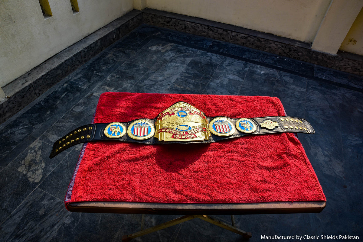 NWA United States Title Gold with Leather Option 2