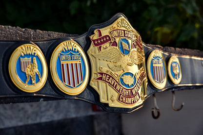 NWA United States Title Gold with Leather Option 1