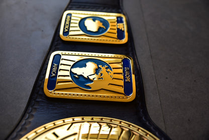 Oval IC Title Block Logo and Dark Purple Leather