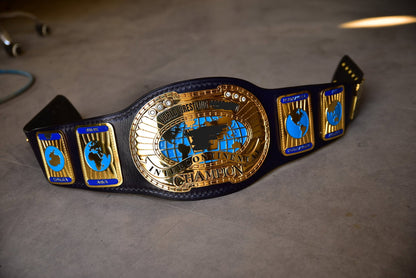 Oval IC Title Block Logo and Dark Purple Leather