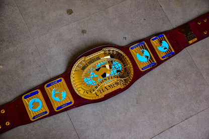 Oval IC Title Block Logo and Purple Leather