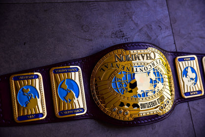 Oval IC Title Block Logo and Purple Leather