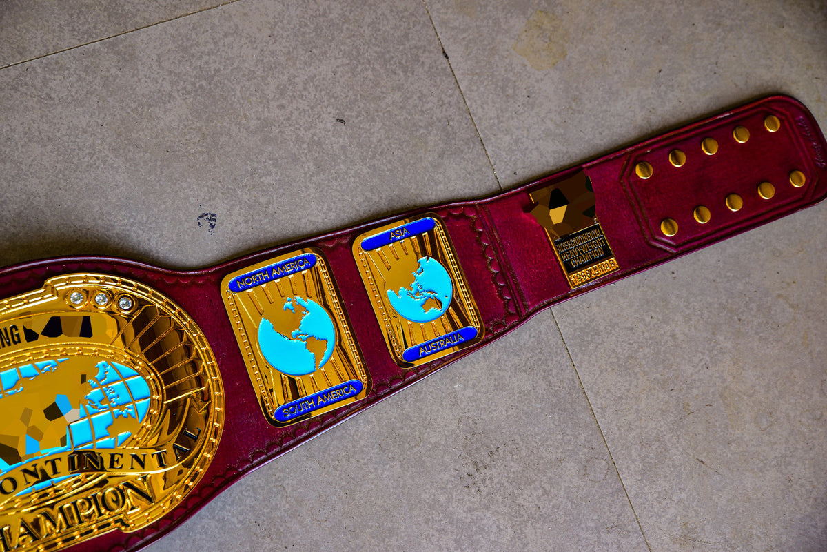 Oval IC Title Block Logo and Purple Leather