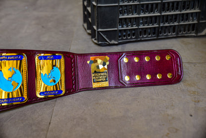 Oval IC Title Block Logo and Purple Leather