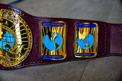 Oval IC Title Block Logo and Purple Leather