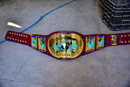 Oval IC Title Block Logo and Purple Leather