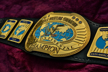 Oval IC Title Black W-W-E Scratch Logo and Black Leather Gallery 2