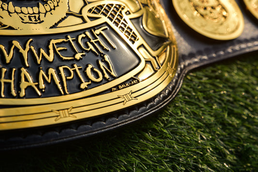 Smoking Skull Title Belt Gold version Ring Accurate Gallery 2