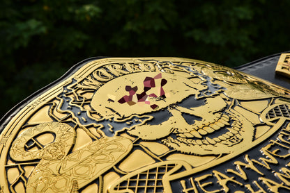 Smoking Skull Title Belt Gold version Ring Accurate Gallery 2