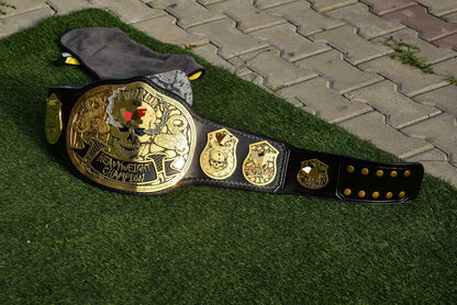 Smoking Skull Title Belt Gold version Ring Accurate Gallery 2