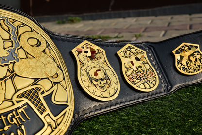 Smoking Skull Title Belt Gold version Ring Accurate Gallery 2