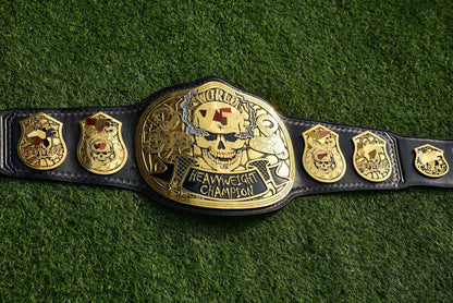Smoking Skull Title Belt Gold version Ring Accurate Gallery 2