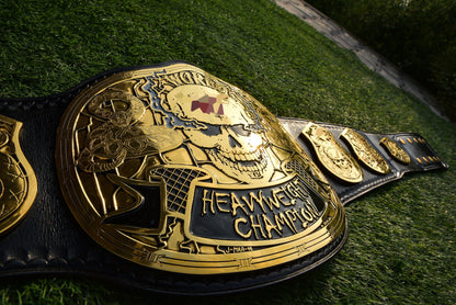 Smoking Skull Title Belt Gold version Ring Accurate Gallery 2