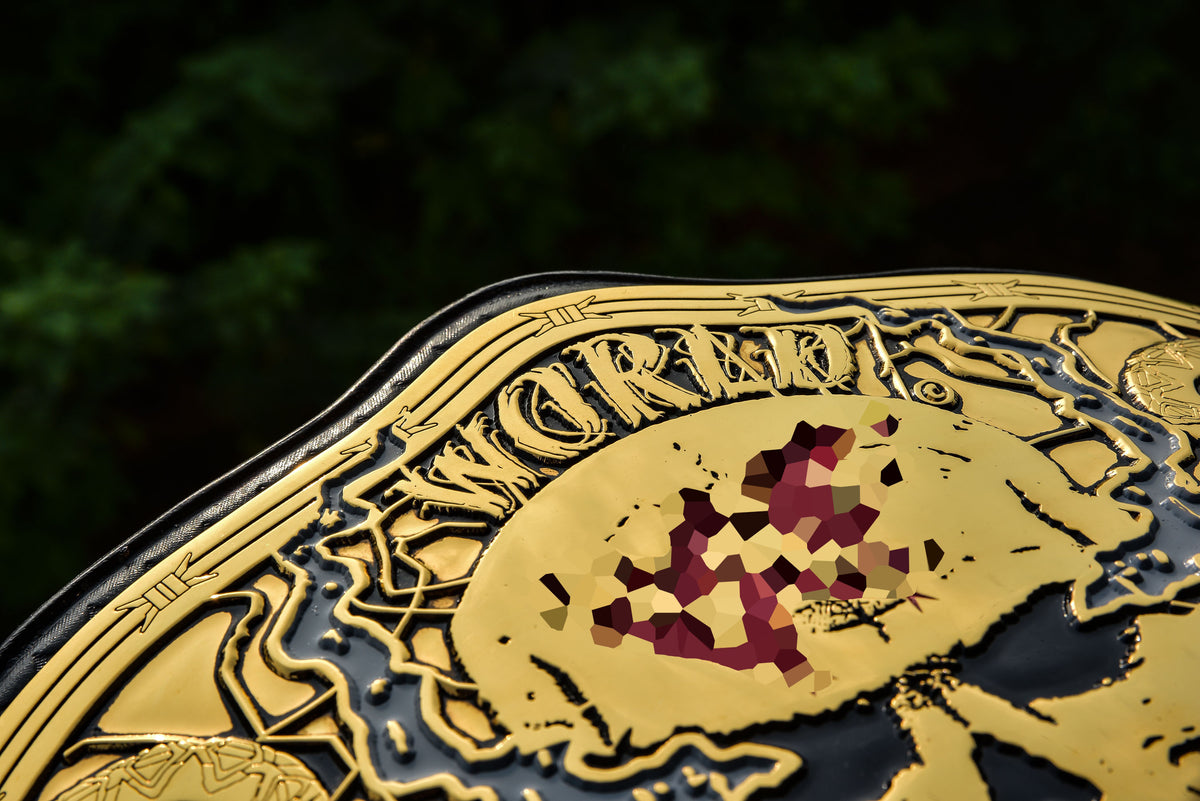 Smoking Skull Title Belt Gold version Ring Accurate Gallery 2
