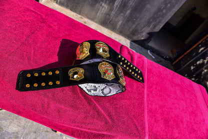 Smoking Skull Title Belt Gold version Ring Accurate Gallery 3