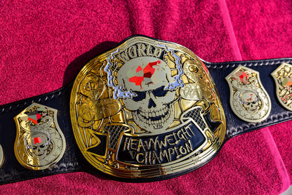 Smoking Skull Title Belt Gold version Ring Accurate Gallery 3