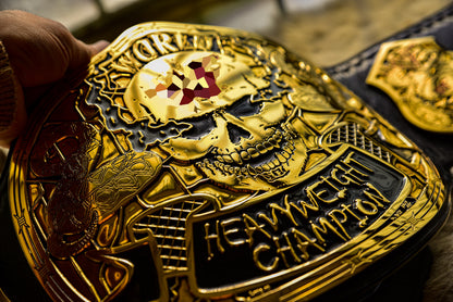 Smoking Skull Title Belt Gold version Ring Accurate Gallery 3
