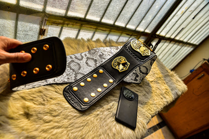 Smoking Skull Title Belt Gold version Ring Accurate Gallery 3
