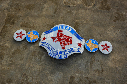 1989 Texas Championship Title Belt – Chrome Plated | 4.2mm