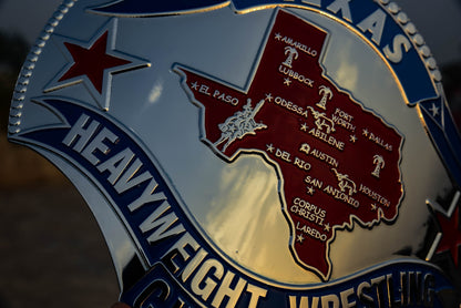 1989 Texas Championship Title Belt – Chrome Plated | 4.2mm