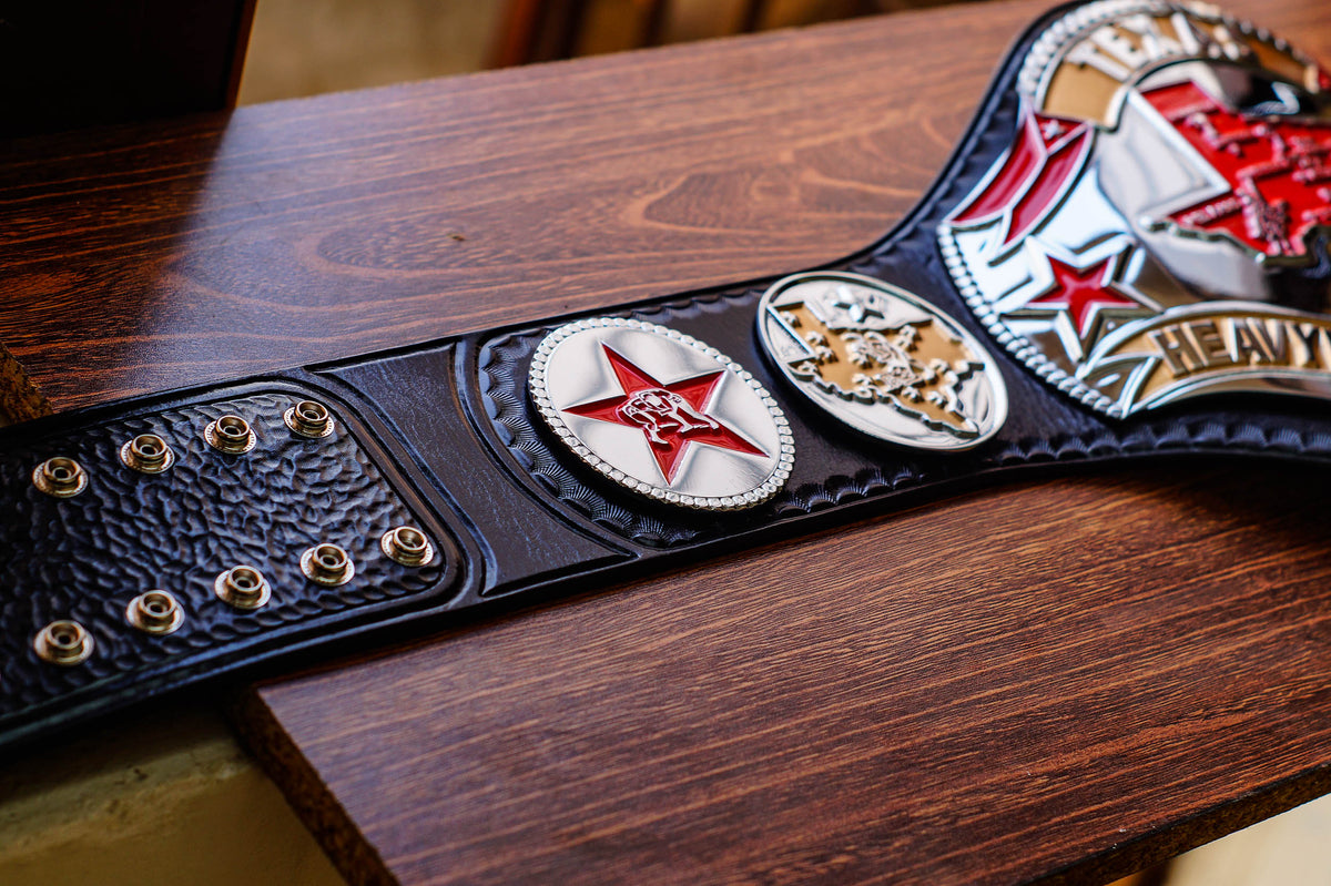 1986 Texas Championship Title Belt – Chrome Plated | 4.2mm