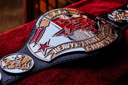 1986 Texas Championship Title Belt – Chrome Plated | 4.2mm