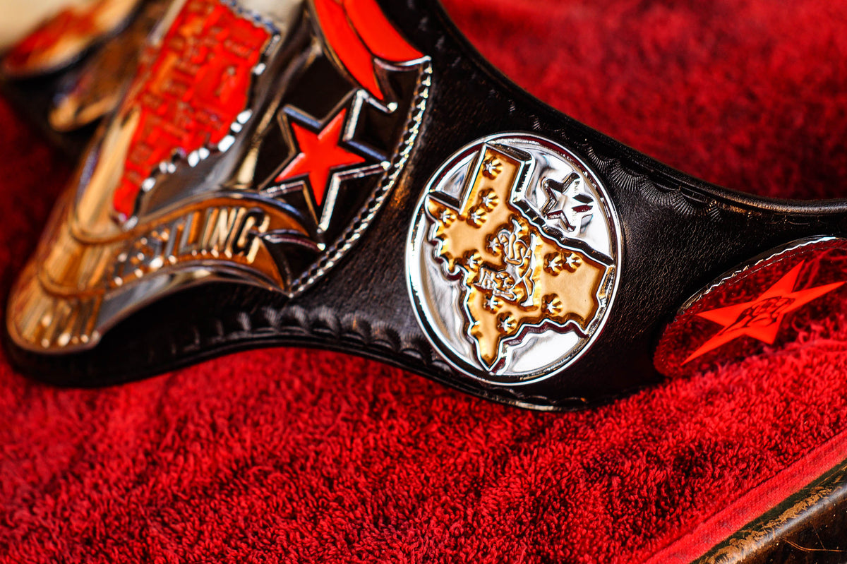 1986 Texas Championship Title Belt – Chrome Plated | 4.2mm