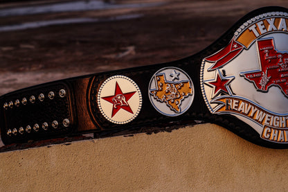 1986 Texas Championship Title Belt – Chrome Plated | 4.2mm