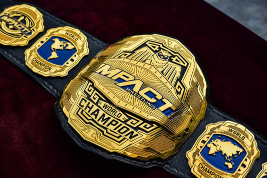 TNA Impact Title Gold – Stacked Plates
