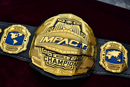 TNA Impact Title Gold – Stacked Plates