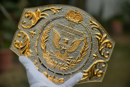W-W-F Light Heavyweight Title belt Cast