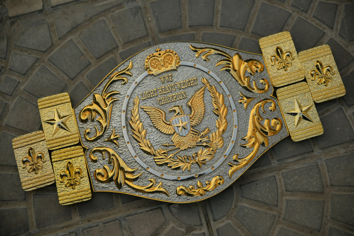 W-W-F Light Heavyweight Title belt Cast