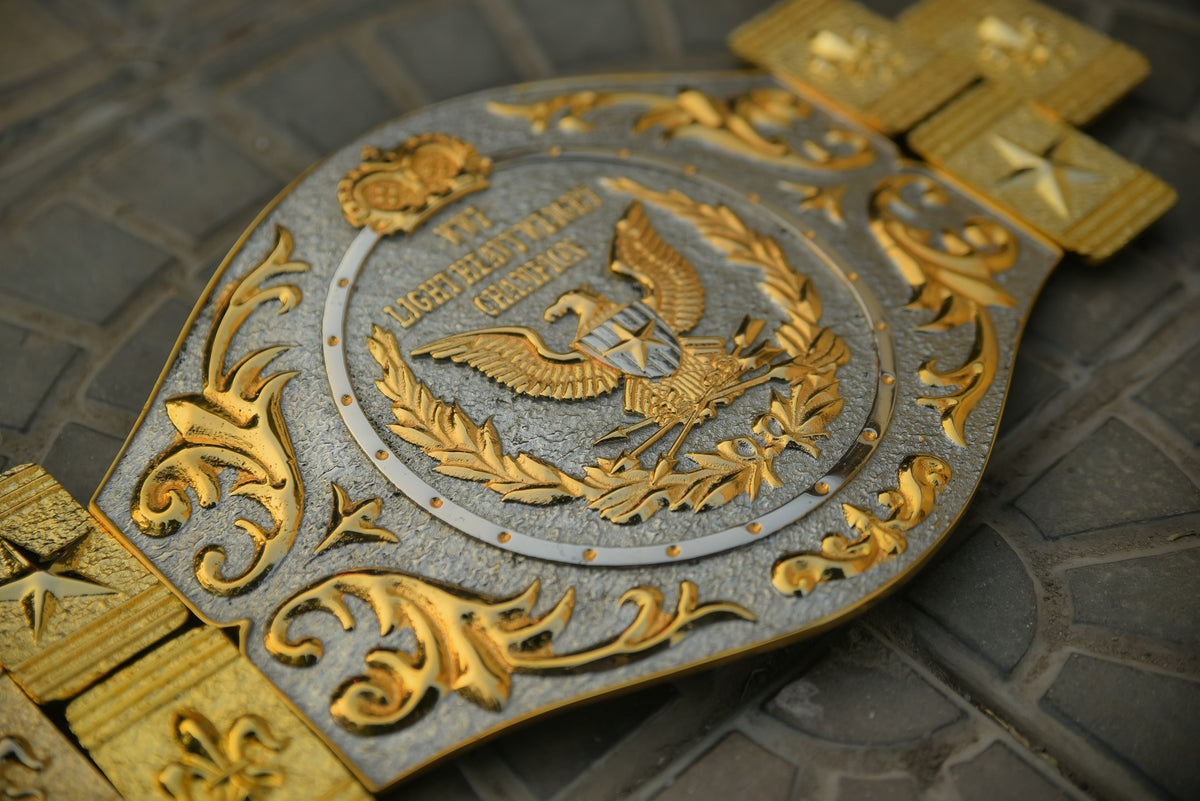 W-W-F Light Heavyweight Title belt Cast