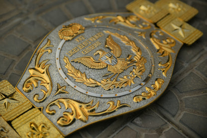 W-W-F Light Heavyweight Title belt Cast