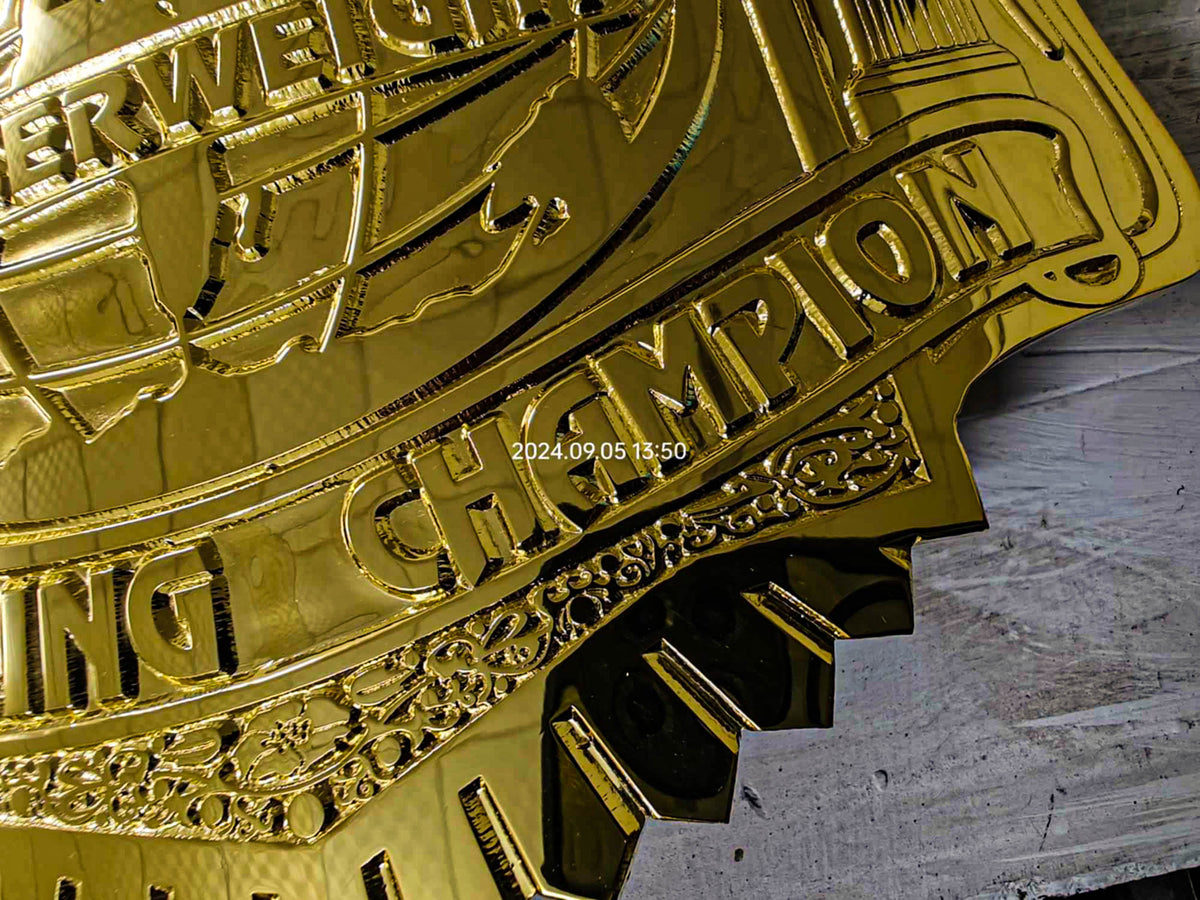 W-C-W Cruiserweight Championship Title Belt – 4.2mm Gold