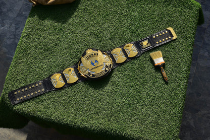 4.2mm Automated Etched Dual Plated Winged eagle with 04B2 WM4 Leather Gallery 2