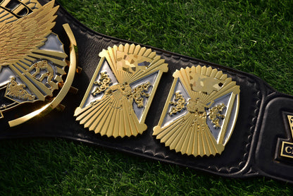 4.2mm Automated Etched Dual Plated Winged eagle with 04B2 WM4 Leather Gallery 3