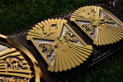 4.2mm Automated Etched Dual Plated Winged eagle with 04B2 WM4 Leather Gallery 3