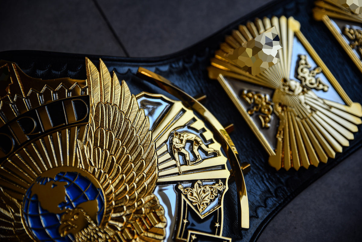 4.2mm Flocked Dual Plated Winged eagle with 04B2b Leather