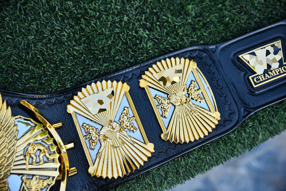 4.2mm Flocked Dual Plated Winged eagle with 04B2b Leather