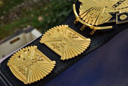 4.2mm Automated Etched All Gold Winged eagle with 03B2 Leather