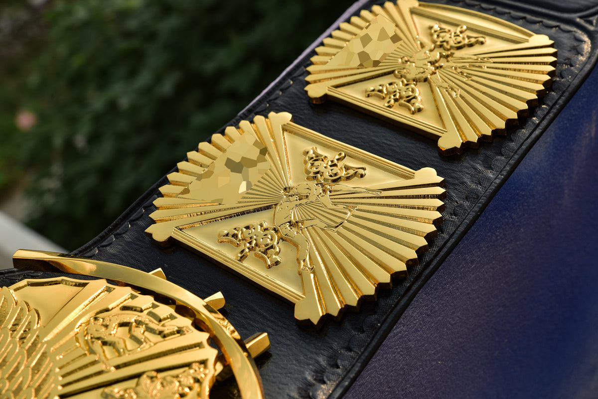 4.2mm Automated Etched All Gold Winged eagle with 03B2 Leather