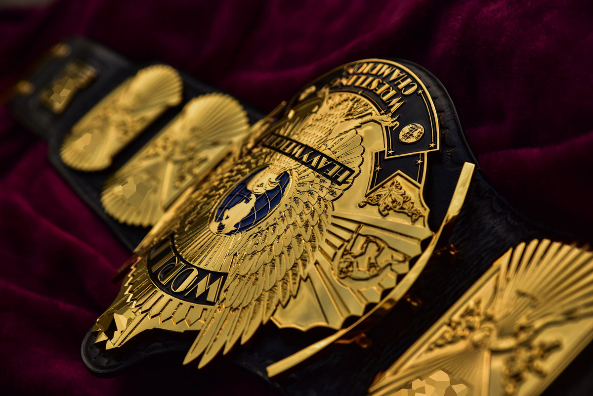 4.2mm Automated Etched All Gold Winged eagle with 06A2 Black Leather Gallery 2