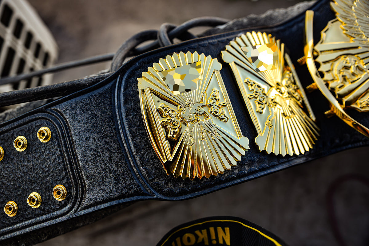 4.2mm Automated Etched All Gold Winged eagle with 08A1F Leather